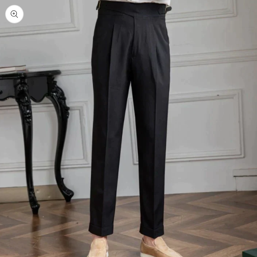 Pantalon élégant pour homme Coupe ajustée Moderne