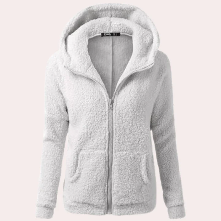 Manteau d'hiver long femme capuche boutons