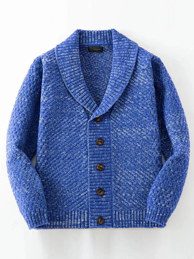 Herren Strickpullover Retro Chic Detail - IdealeKleiden