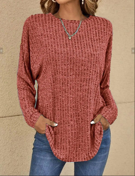 Pull décontracté texturé