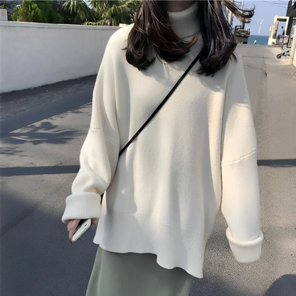 Steina | Pull en maille roulé doux pour femmes