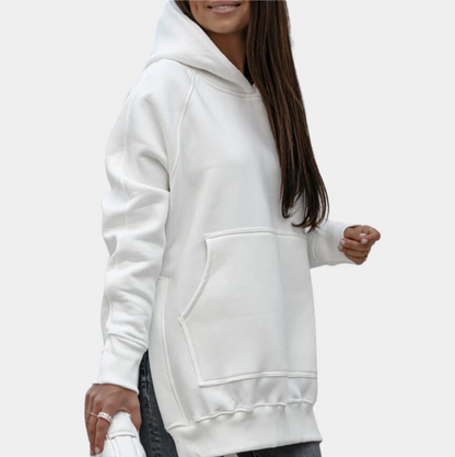 Sweat à capuche élégant pour femme, coupe oversize