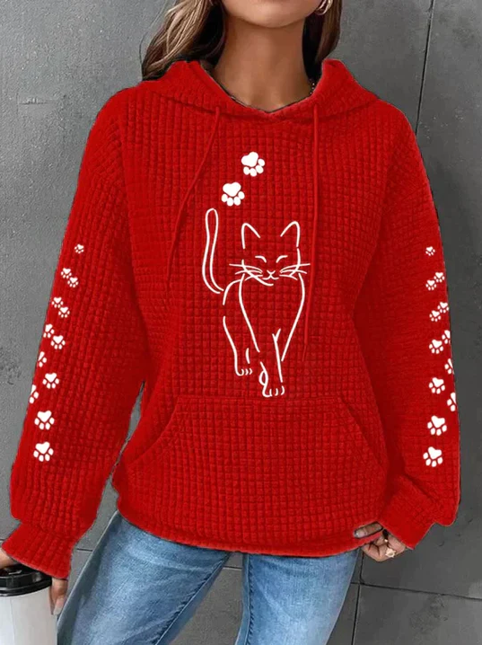 Sweat à capuche femme chaud confortable