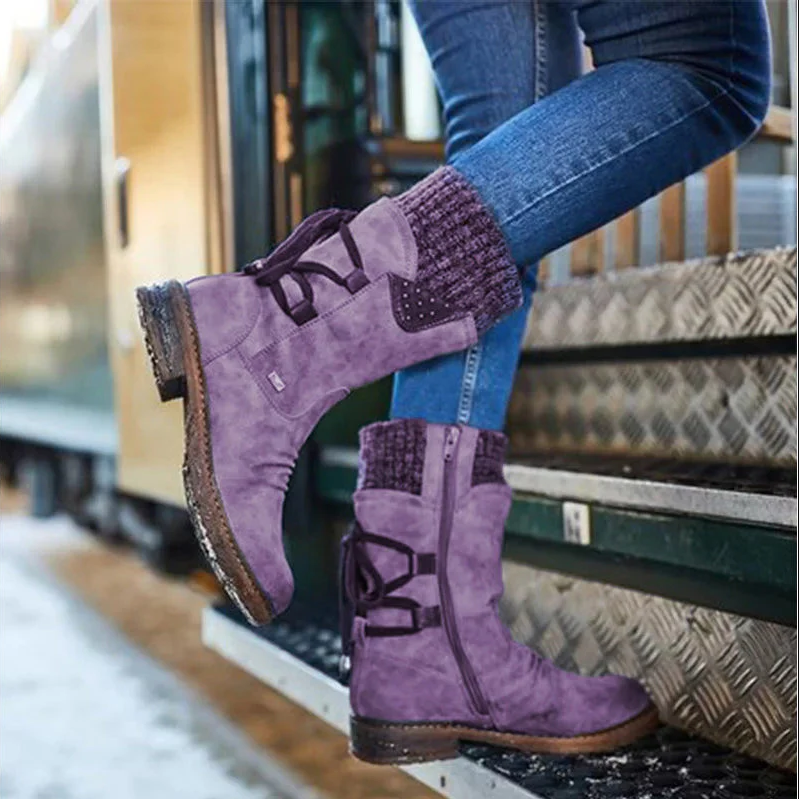 Bottes d'hiver pour femme Chaudes et élégantes