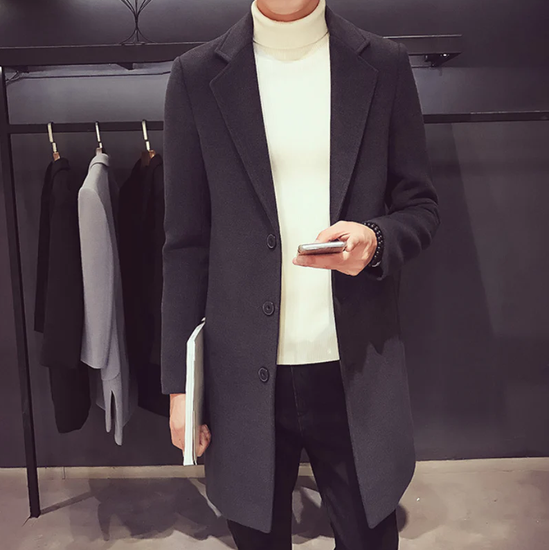 Manteau en laine élégant pour homme