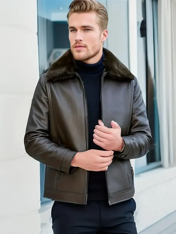 Herren Wintermantel Modern Elegant - IdealeKleiden