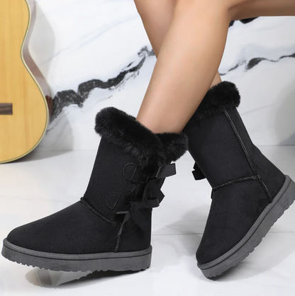 Bottes de neige Remy femme rose doublure chaude