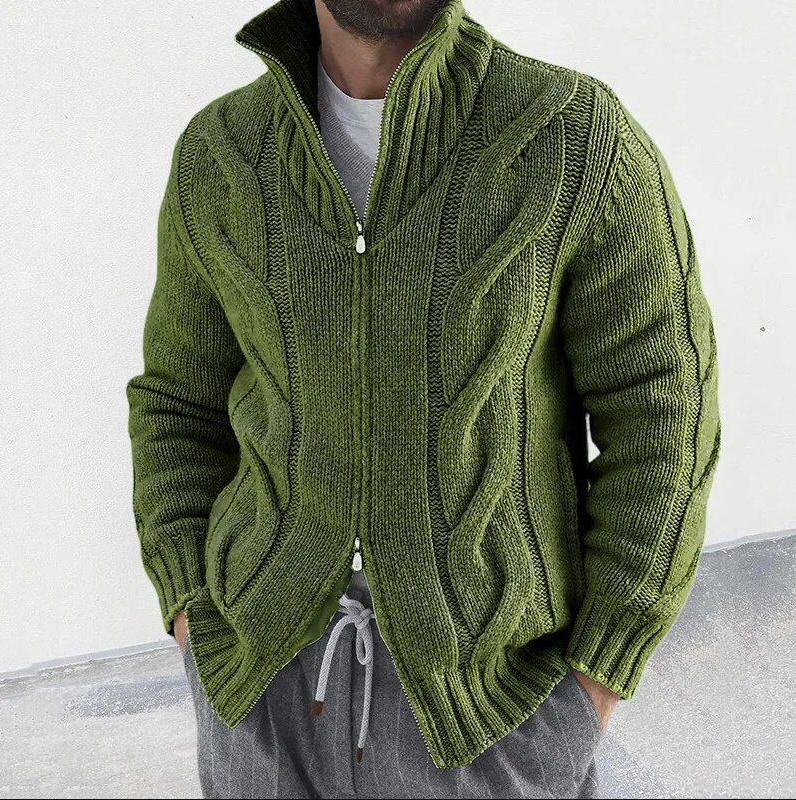 Cardigan Homme Chaud Élégant Qualité