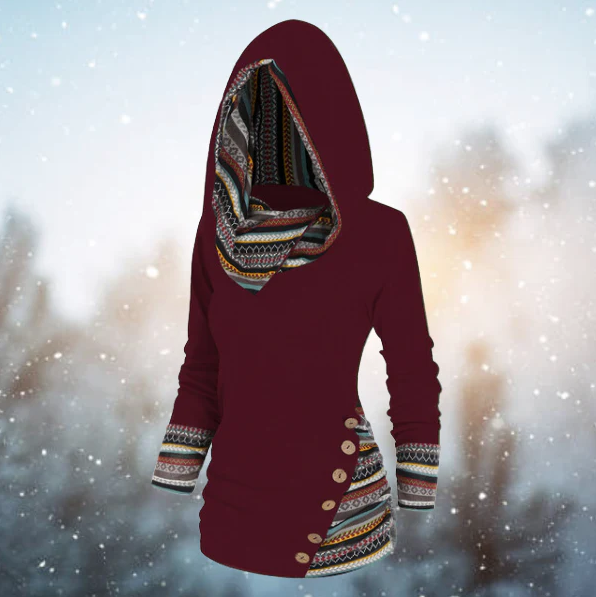 Ella | Pull-cape ethnique