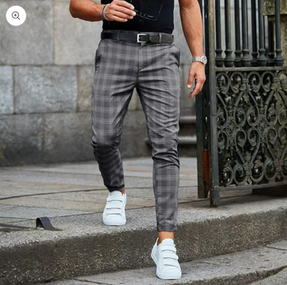 Chinos élégants pour homme coupe slim moderne