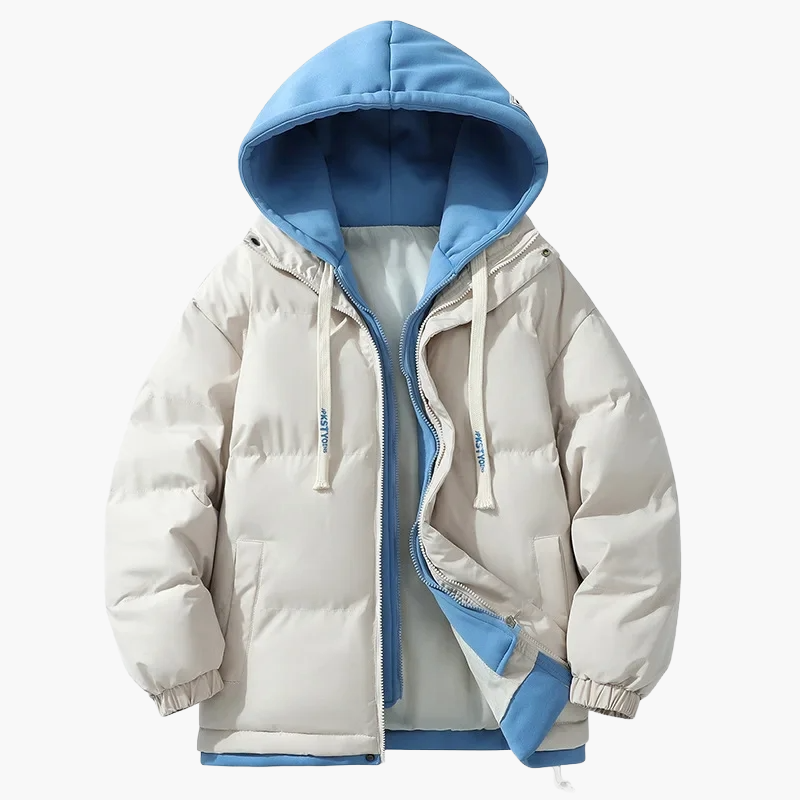 Parka d'hiver en duvet, capuche, moderne