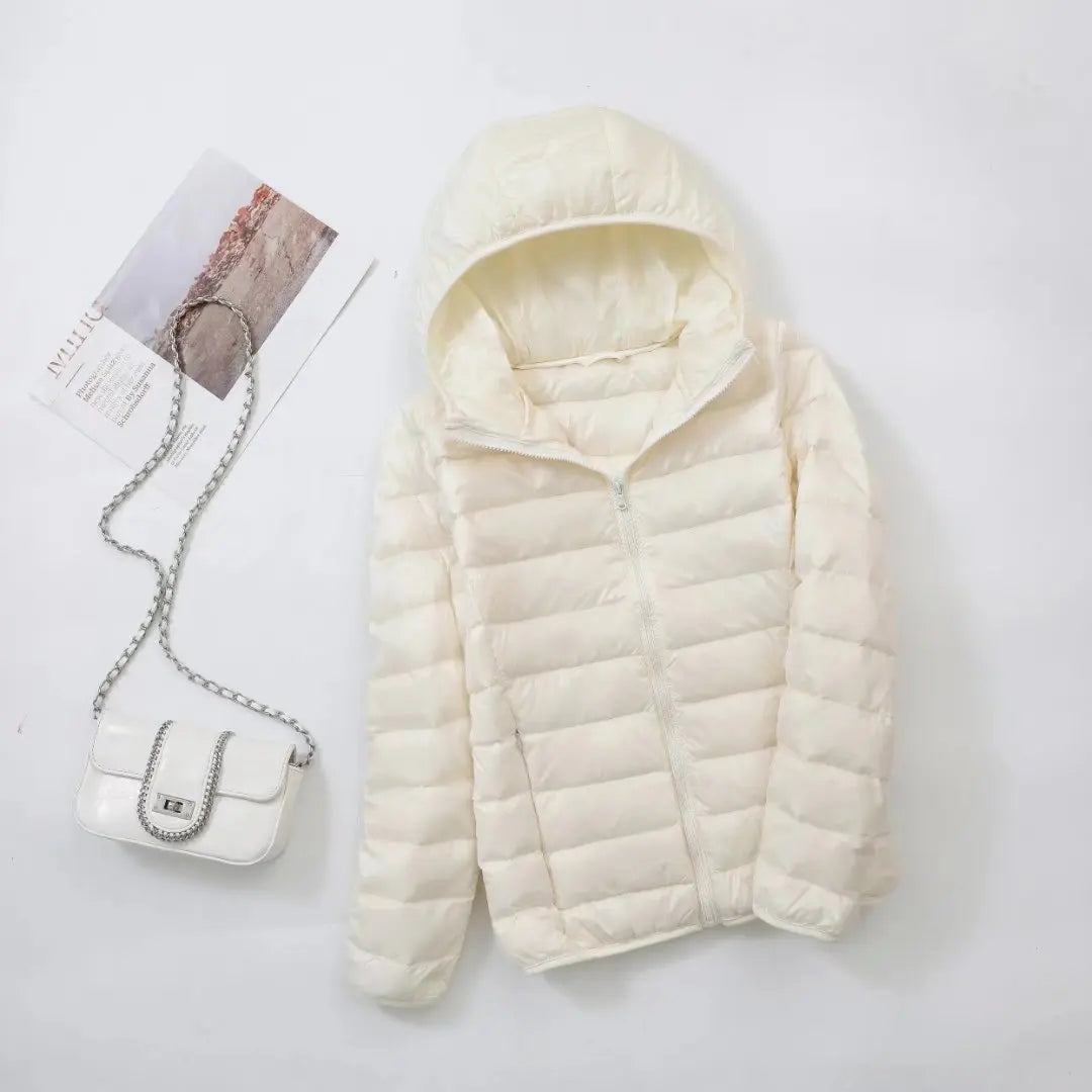 Doudoune à capuche chaude hiver