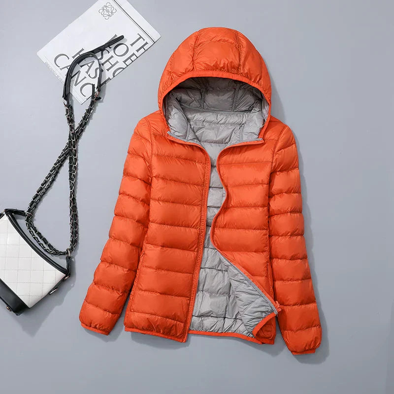 Doudoune à capuche chaude hiver