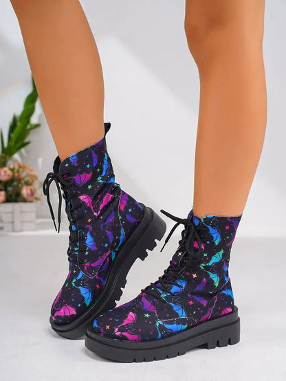 Bottes femme Confortable À lacets