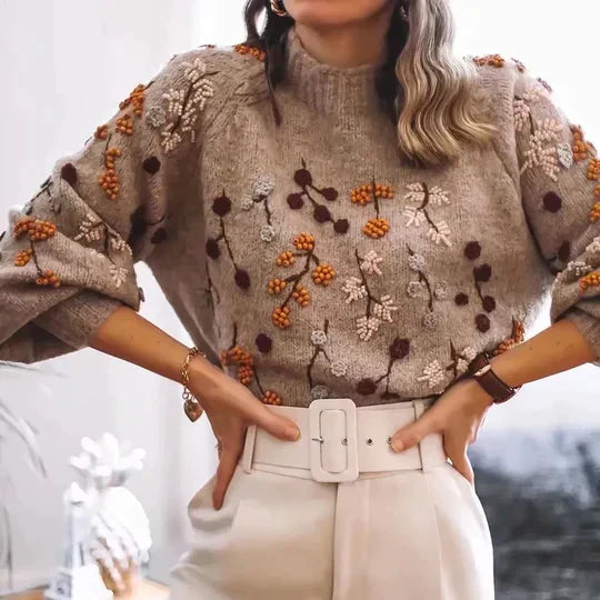 Pull en maille doux pastel pour femme
