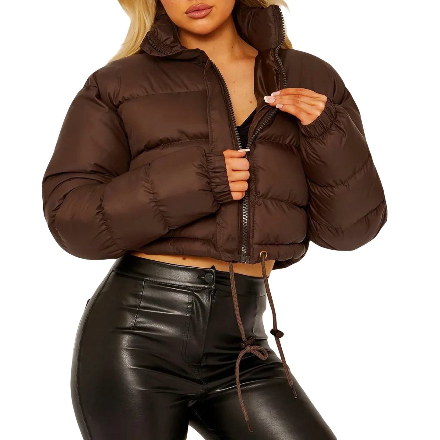 Veste d'hiver chaude matelassée pour femme