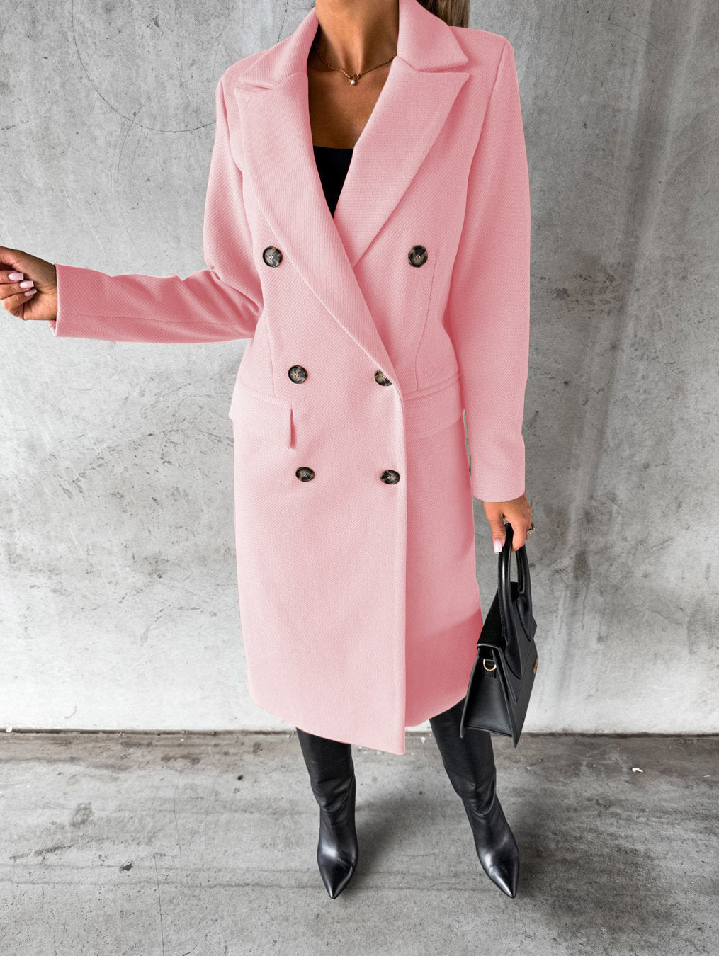 Manteau en laine élégant pour femme Qualité de luxe