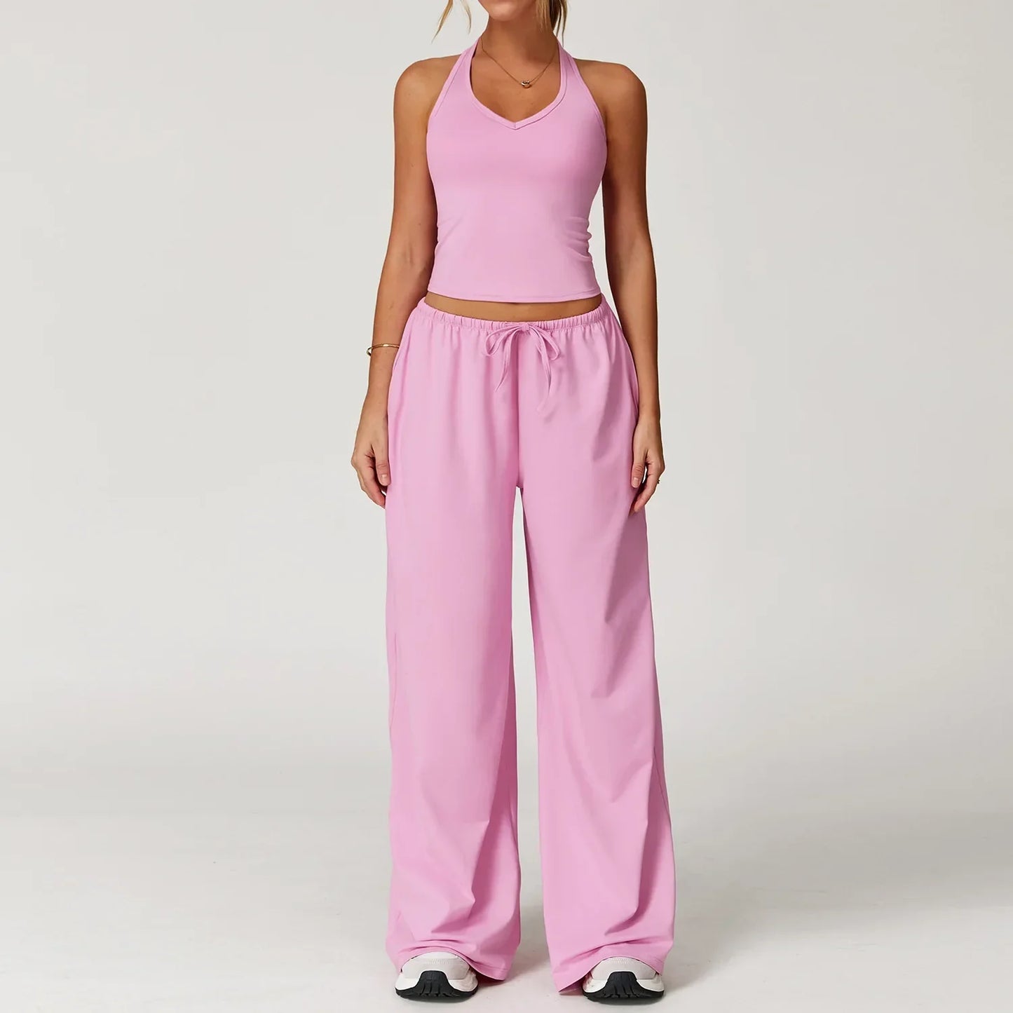 Ensemble détente femme crop top confort