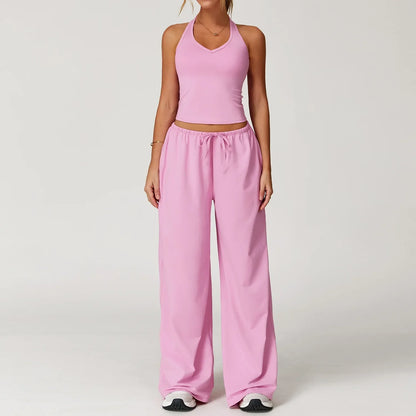 Ensemble détente femme crop top confort