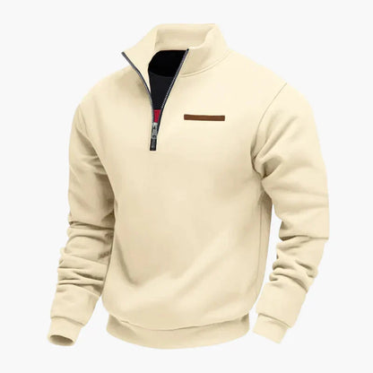 Sweat-shirt col montant de voyage pratique