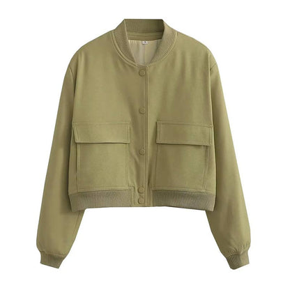 Blouson bombardier élégant pour femme classique