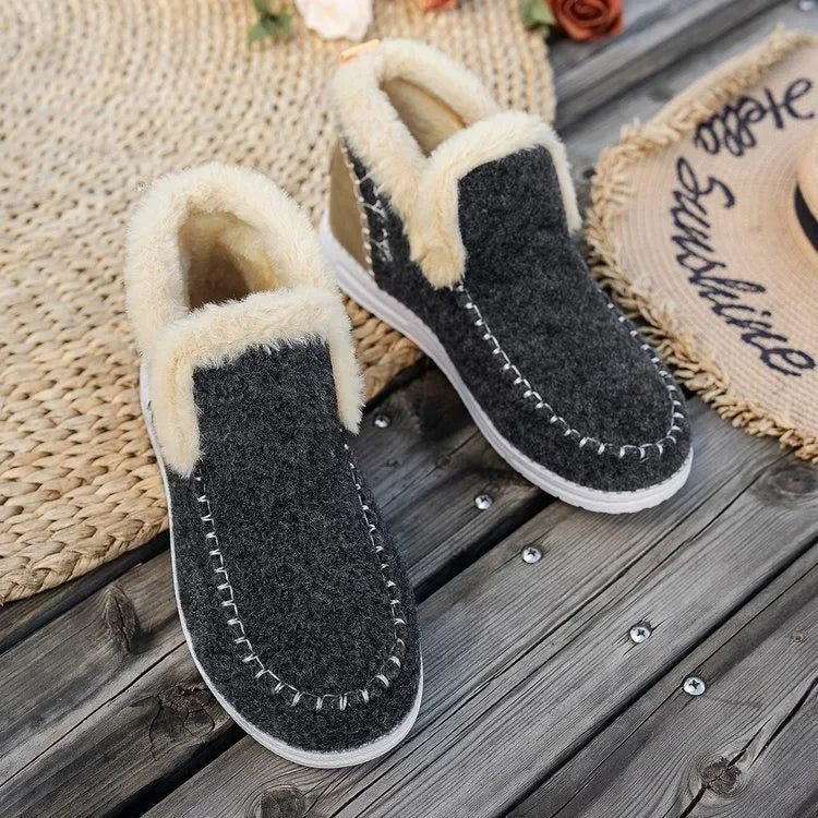 Chaussures pour femmes Bottes en feutre Doublure douce