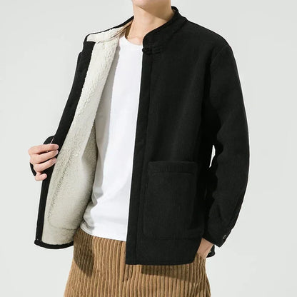 Herren Cordjacke Große Taschen Trendy Style - IdealeKleiden