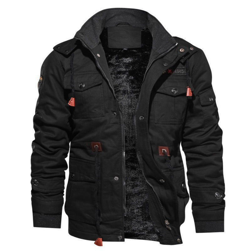 Warm gefütterte Winterjacke Damen Fleece - IdealeKleiden