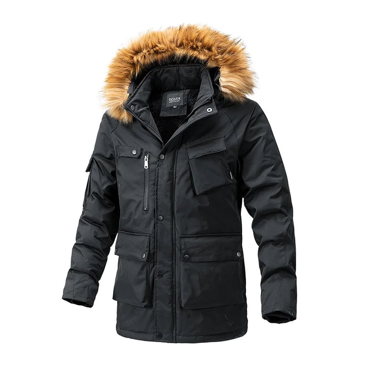 Manteau d'hiver homme épais chaud moderne