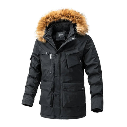 Manteau d'hiver homme épais chaud moderne