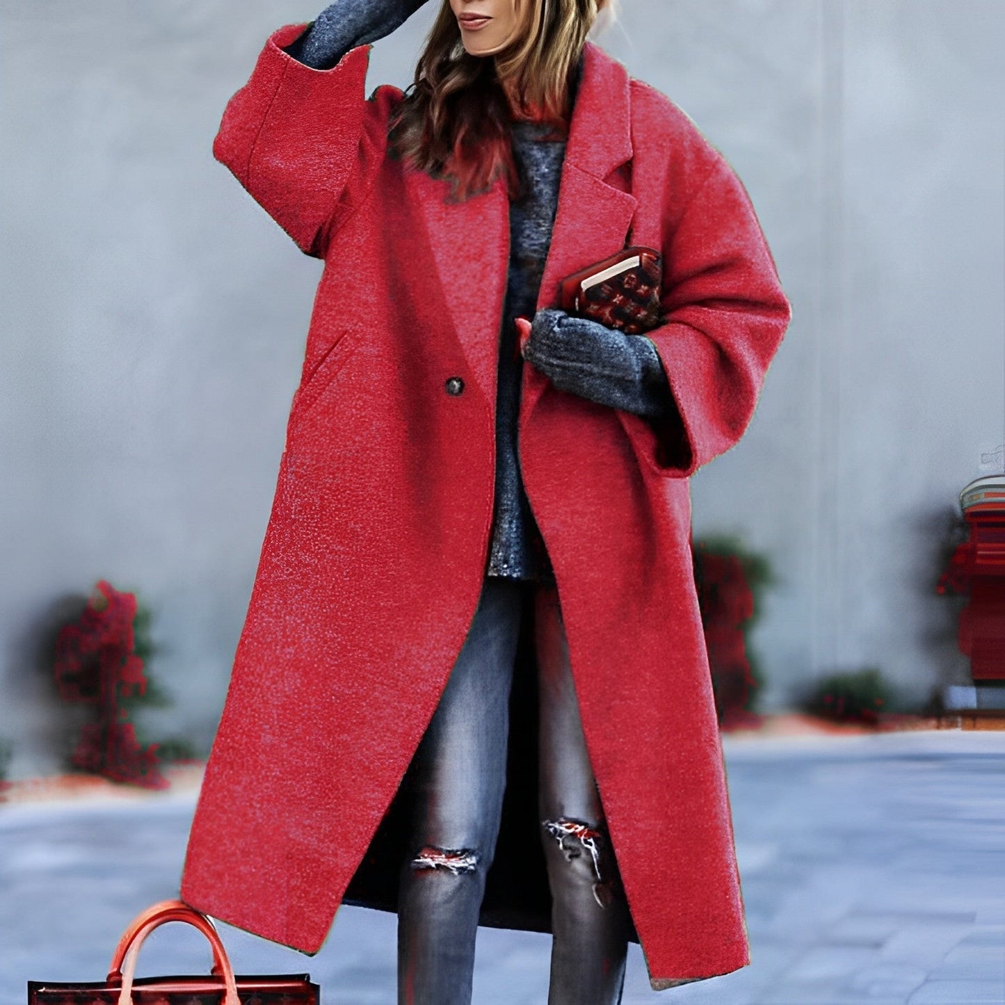 Manteau élégant pour femme style vintage