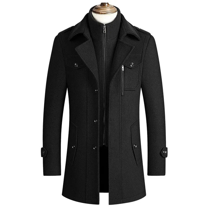 Trench-coat homme Col ouvert Élégant