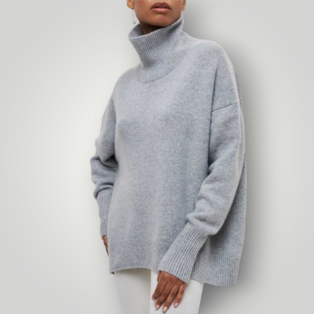 Pull tricoté grande taille chaud pour femmes