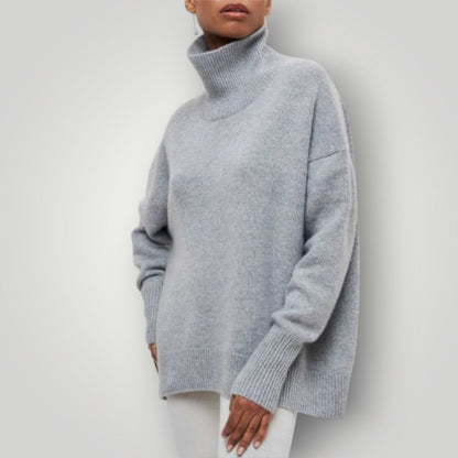 Pull tricoté grande taille chaud pour femmes