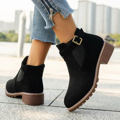 Bottes confortables Bout rond Plateforme Chaussures décontractées