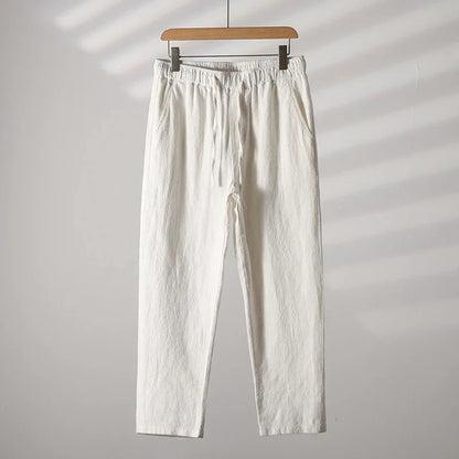 Pantalon d'été en lin confortable