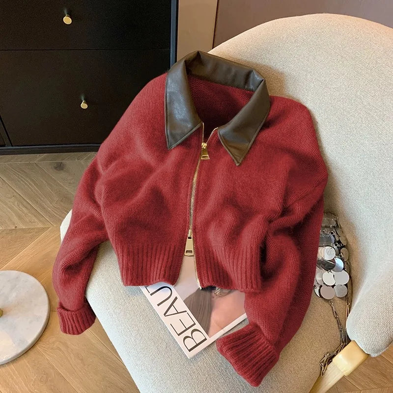 Veste rose pour femme
