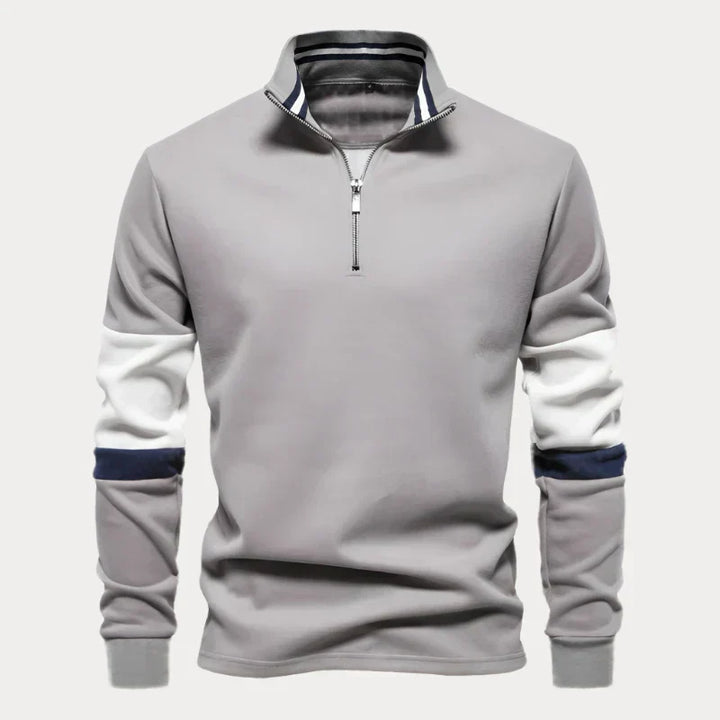 Pull-over homme motif rayures moderne