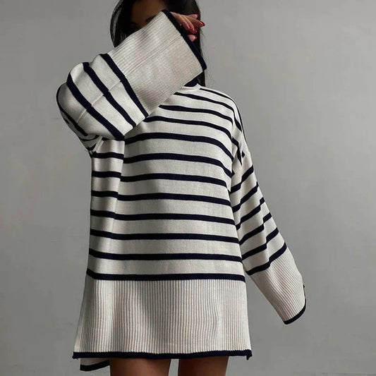 Damenschal Rollkragen Pullover Weich - IdealeKleiden