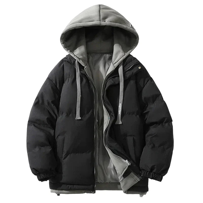 Parka d'hiver en duvet, capuche, moderne