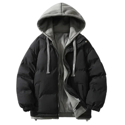 Parka d'hiver en duvet, capuche, moderne