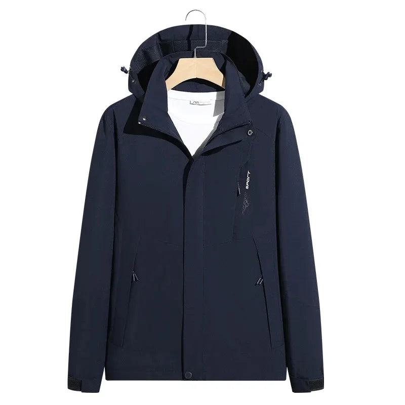 Veste d'hiver homme Doublée Chaude Isolée Capuche