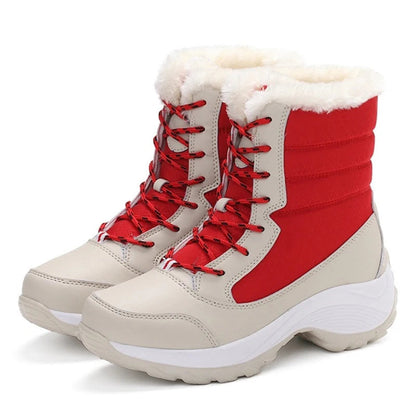Bottes d'hiver femme - Doublées - Déperlantes - Semelle plateforme