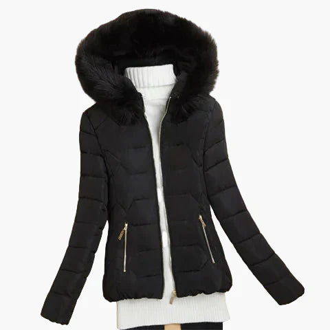 Doudoune matelassée femme capuche moderne