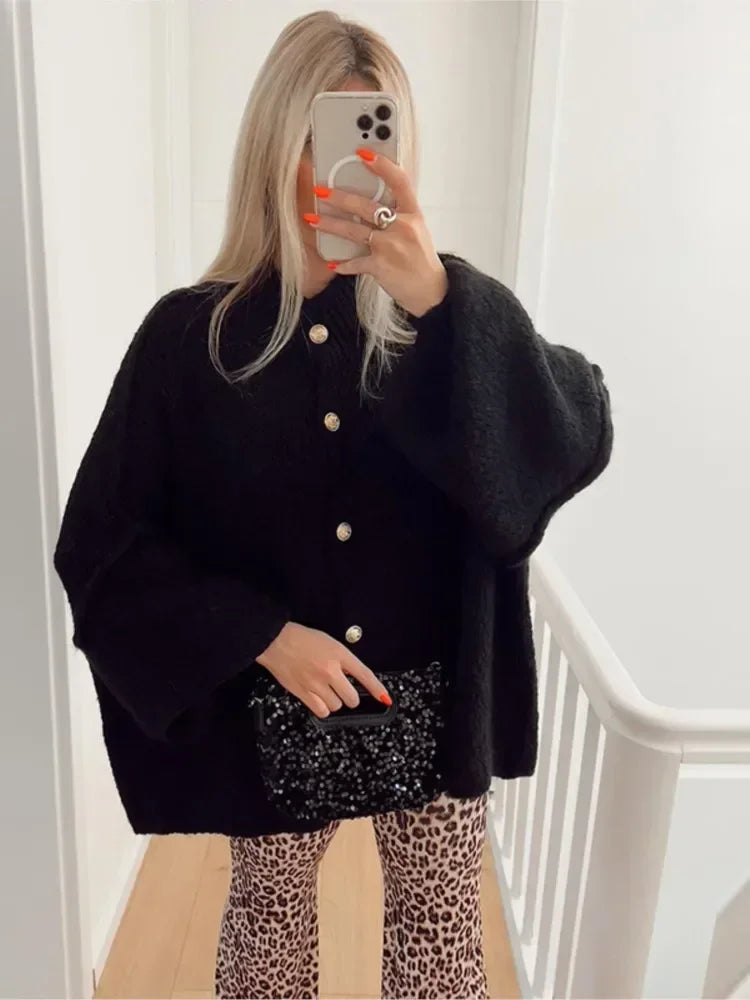 Cardigan élégant pour femme - pull en maille confortable