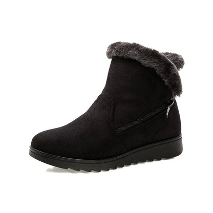 Bottes d'hiver chaudes fourrées pour femme