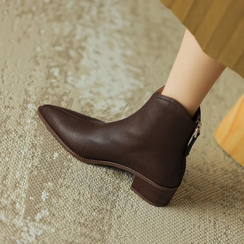 Damenschuhe Stiefeletten Hochabsatz - IdealeKleiden