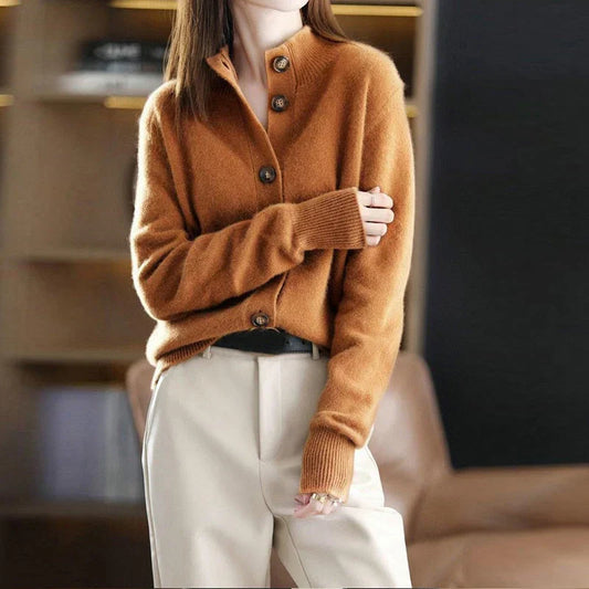 Damen Pullover Langarm Bequem Alltag - IdealeKleiden