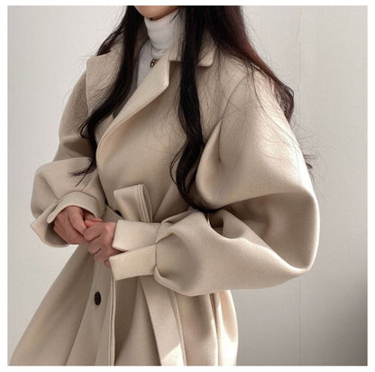 Robe élégante pour femme, beige, confortable