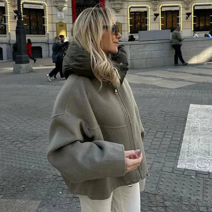 Veste tendance pour femme avec capuche Design branché